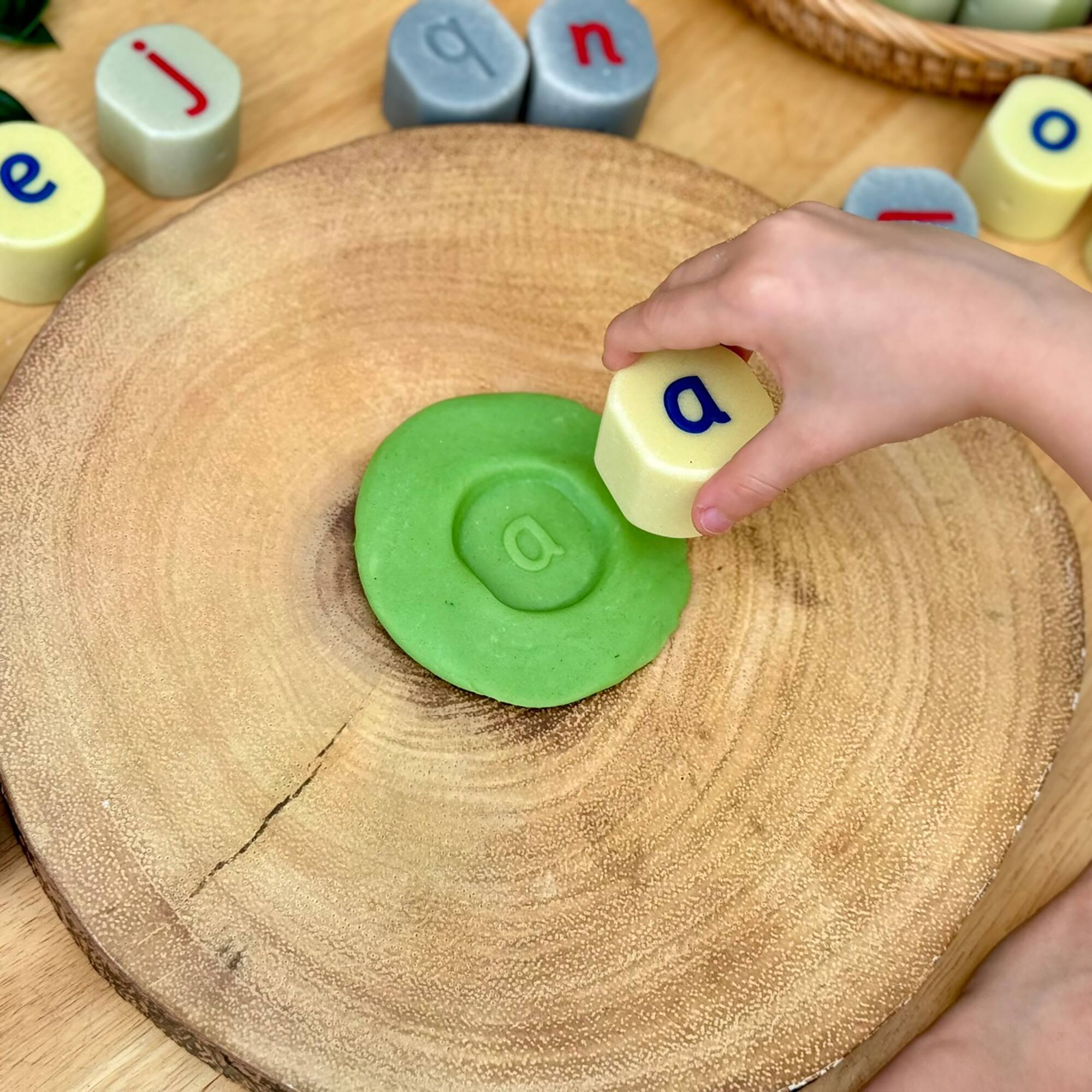 Yellow Door Lowercase Alphabet Stamping Stones